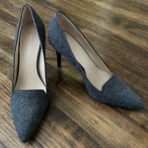 Nine West Gray Heels